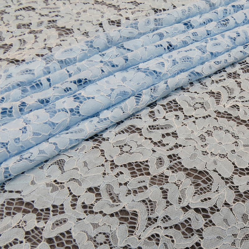 Lace Fabric Dress Eyelash Nylon for Women's Wear Wholesale Supplier 2